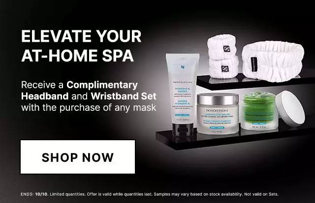 Complimentary Headband and Wristband Set with the purchase of any mask. Ends 10/10
