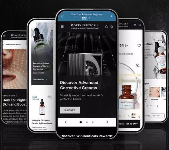 SkinCeuticals Website Image