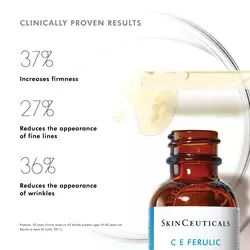 Increase firmness, reduced fine lines, reduced wrinkles