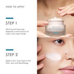 Apply mornings and evenings to face, neck and decolletage