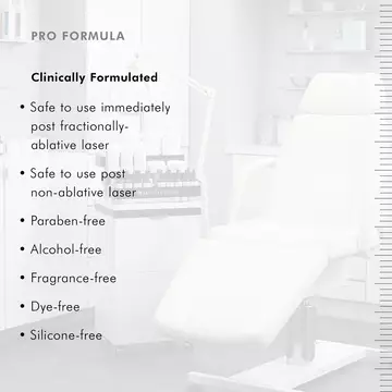Free of parabens, alcohol, fragrance, dyes, silicones