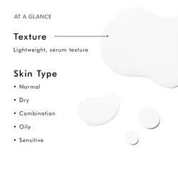 Lightweight serum texture, for all skin types