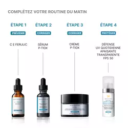 Creme P-TIOX anti-rides pour un eclat Glass Skin