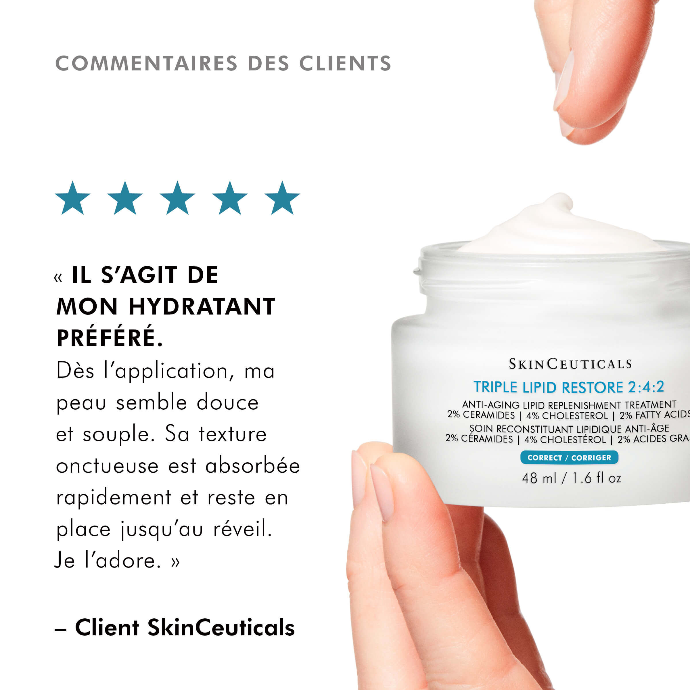 Triple Lipid Restore 2:4:2 | Crème Peau Seche | SkinCeuticals