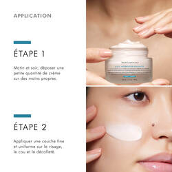 Apply mornings and evenings to face, neck and decolletage